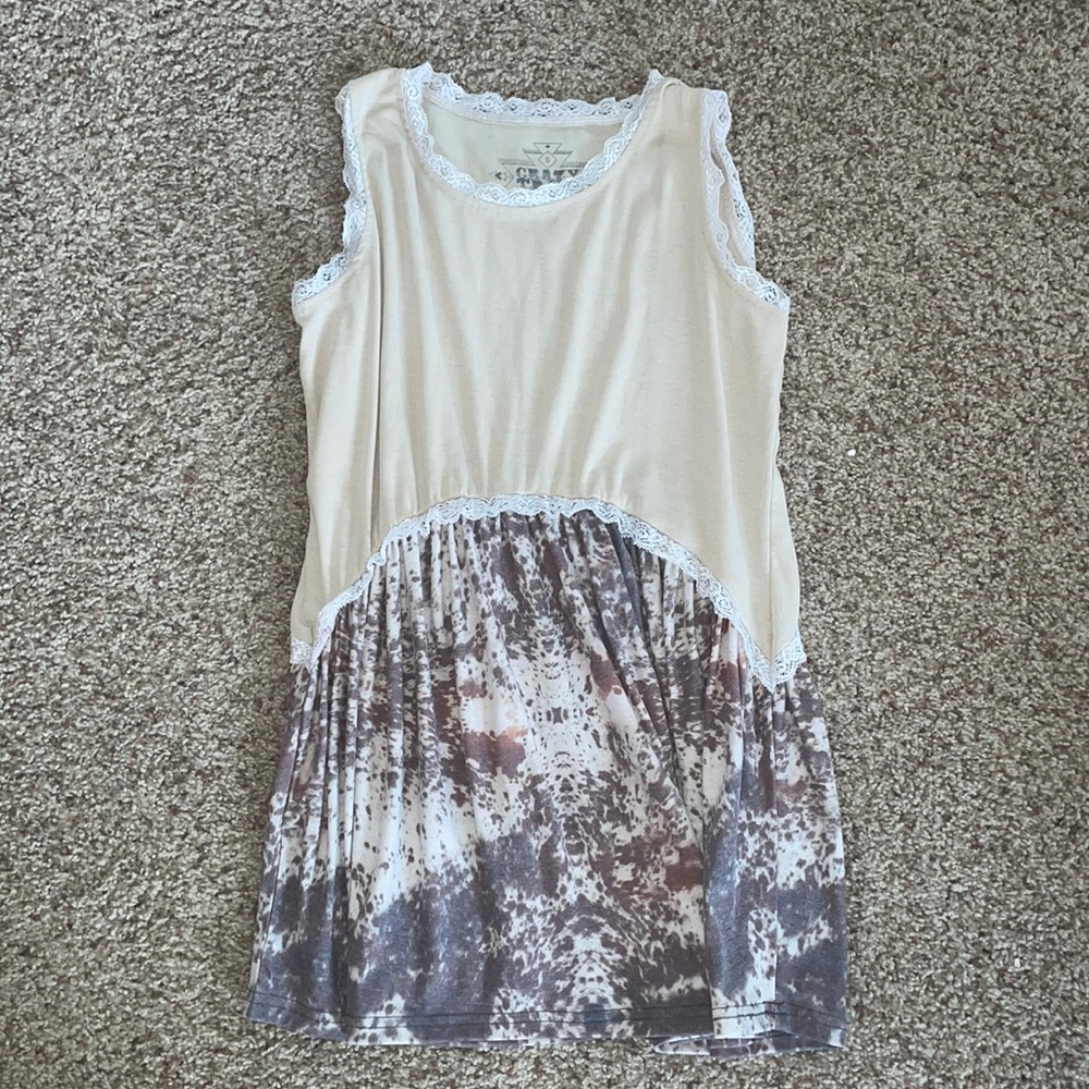 Cowhide Crazy Train Tank